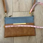 Caroline Hill  Blue & Brown Crossbody Purse Photo 3