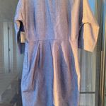 Liz Claiborne NWT Deadstock Blue power suit Button Up dress 10 Photo 9
