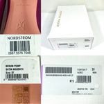 Amina Muaddi  Begum Brooch Pointed Toe Pump Magenta Size 37 NEW Photo 14