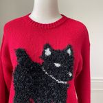 Vintage 80s 90s Boundary Waters Dog Sweater S Red Photo 2