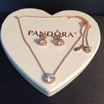 Pandora Rose Gold Timeless Necklace Set Photo 0
