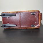 Raviani Overnight Duffle Crocodile Leather Crystal Cross Luggage Texas Mobwife Orange Photo 5