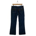Michael Kors  Womens Blue Denim Bootcut Jeans Studded Pockets Size 12 Photo 2