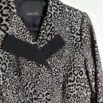 Carlisle  leopard print flecked velvet blazer jacket Photo 1