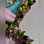 Juliana D & E Carmen Miranda book piece nugget bead bracelet Gold Photo 7