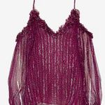 Stella McCartney  Women Polka Dot Blouse raspberry colored size 6 Photo 0