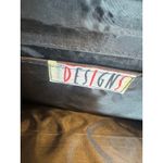 Paris Roma Brown Leather Tote Bag Handbag Purse Square Classic Elegant Photo 4