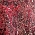 Metaphor  Gold & Red Tapestry Blazer Jacket Sz L Photo 2