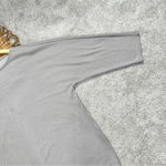 Chico's Chico’s Rib Jacquard Dolman Tee Textured Stripe 3/4 Sleeve Top Size 3 Photo 4