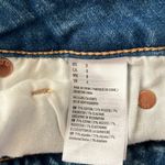 American Eagle AEO Next Level Medium Wash Distressed Ripped Jean Skirt Size 0 Photo 8