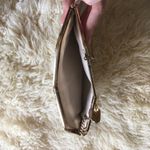 Octagon Clasp Vintage Real Leather Ivory Handbag Photo 3