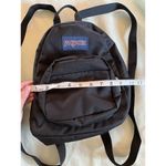 Jansport  Half Pint Mini Backpack Day Bag for Travel Black Back To School Fun EUC Photo 1