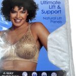 Playtex  18 Hour Bra Wirefree Ultimate Lift True Support Womens 46DDD 4745 White Photo 9