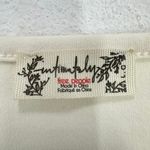 Free People Intimately  Bodysuit Square Neck Cutout Cream Fitted Sexy Top Size L‎ Photo 3