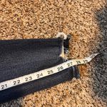 American Eagle Hi Rise Jegging Crop Jean Distressed Ripped Button Fly Women Sz 8 Blue Photo 6