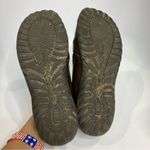 Jbu crimson oxford flats loafers vegan faux leather brown women’s size 9.5 Photo 8