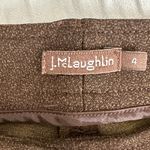 J. McLaughlin Excellent  Flat Front 4 Way Stretch Brown Slim Pants Size 4 Photo 4