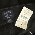 J.Crew Tall Black Wide Leg Crop Jean All Day Stretch High Rise Womens US 35 NWT Photo 10