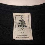 Free People We the Free Scalloped Edge Black Top Photo 1