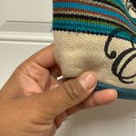 Beautiful Ecuador Turquoise Bead Printed Cross Body Bag Blue Photo 3