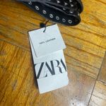 ZARA  Black Belt with Silver Studs Photo 6