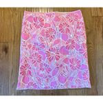 Lilly Pulitzer  Vintage pink floral pencil skirt size 10 Photo 2
