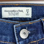 Abercrombie & Fitch the slim straight ulta high rise dark wash jean Photo 1