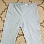 Veronica Beard Scuba Slim-Fit light blue back zip Cropped Pant, size 4, SAMPLE Photo 14