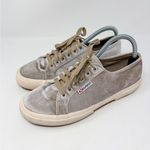 Superga  Fantasia Silver Velvet Fashion Sneakers, EUC, Size 8.5, MSRP $90 Photo 1