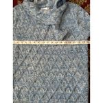 Alfred Dunner  Womens Blue Cowl Neck Long Sleeve Open Knit Pullover Sweater Small Photo 4