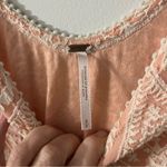 Free People  Peach And White Bodycon Dress Photo 4