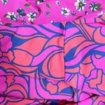 Maaji  Reversible One Piece Swimsuit Size Small Floral Psychedelic Pink Halter Photo 13