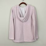 Faherty Seabrook French Baja Terry Hoodie Sweatshirt In Light Pink Size Small Photo 5