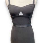 Club Monaco Club of Monaco Criss Cross Back Black Pencil Sheath Dress Sz XS Photo 3