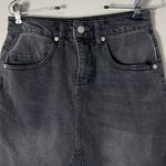 Wild Fable  black denim, miniskirt size 4 with frayed hem Photo 3