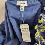 Aerie Cotton Daisy Floral Elasticated Waist Side Tie Mini Skirt Size Medium Photo 10