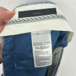 Banana Republic Avery 12P Blue Plaid Linen Blend Pants Career Quiet Luxury Photo 3