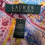 Ralph Lauren Lauren  Paisley Cotton Button Down Shirt – Women's L Photo 3