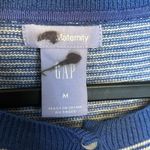 Gap maternity, blue and white striped sweater size M Photo 3
