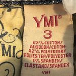 Ymi  Dark Wash and White Stitching  Straight Leg Jeans Photo 11