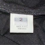 Leggiadro Women’s Size 2 S Black White Mini Polka Dot 3/4 Sleeve Top Shirt Photo 5