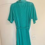 Teal mini dress Green Size L Photo 2