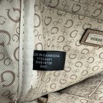 Guess  Faux Leather‎ Mini Backpack Brown And Cream Barely Used Photo 10