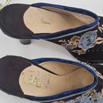 Cole Haan Kyrene Brown Suede Floral Embroidered Y2K Platform Mule Clogs - Size 9 Photo 5