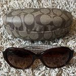 Coach Women’s Cameron HC/8022B Round Sunglasses 57-17-140 in Brown Photo 0