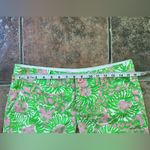 Lilly Pulitzer Callahan Shorts Sunnyside Lions Preppy Pink and Green Size 6 Photo 7