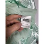 Charlie Holiday Mint Green Pleated Skirt XS Satin Look Midi Party Formal Size 2 Photo 8
