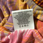 Attention  Women's Tropical‎ Orange Yellow Purple Dress Ties in Back Size M Photo 5