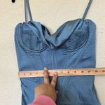 House Of CB House‎ of CB Myrna Aegean Corset midi Dress in blue XS NWOT $269 Photo 5