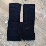 Free People NWT  Black Velvet Hit Back Boot Cut Pant size 10 Photo 5